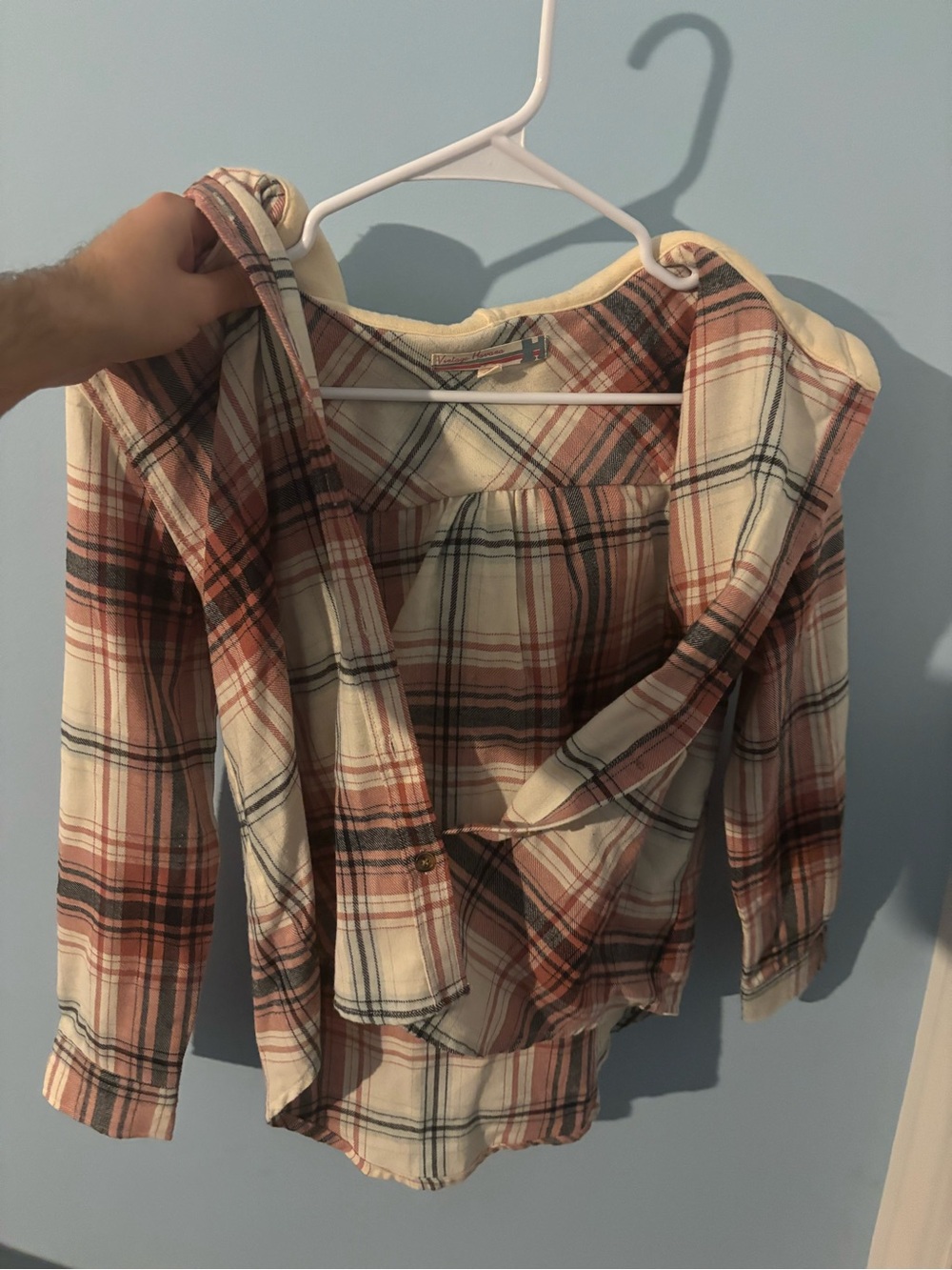 Vintage Havana flannel hoodie size large